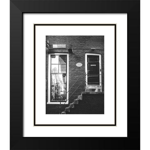 Amsterdam 3 Black Modern Wood Framed Art Print with Double Matting by Straatsma, Leah