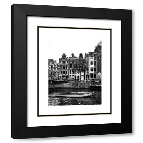 Amsterdam 5 Black Modern Wood Framed Art Print with Double Matting by Straatsma, Leah