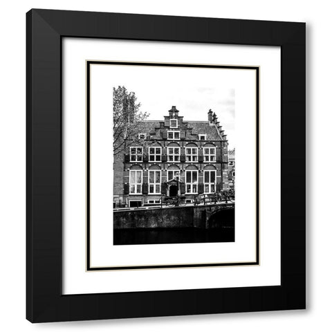 Amsterdam 6 Black Modern Wood Framed Art Print with Double Matting by Straatsma, Leah