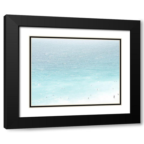 Ocean Life1 Black Modern Wood Framed Art Print with Double Matting by Straatsma, Leah