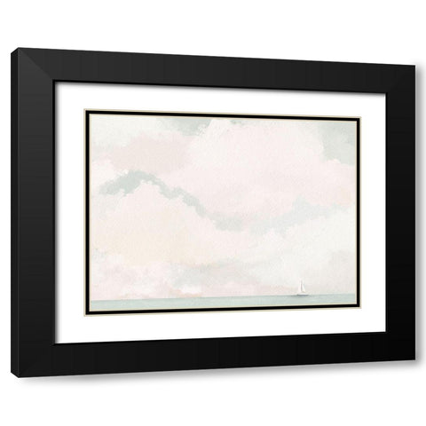 Sailing And Clouds Black Modern Wood Framed Art Print with Double Matting by Straatsma, Leah