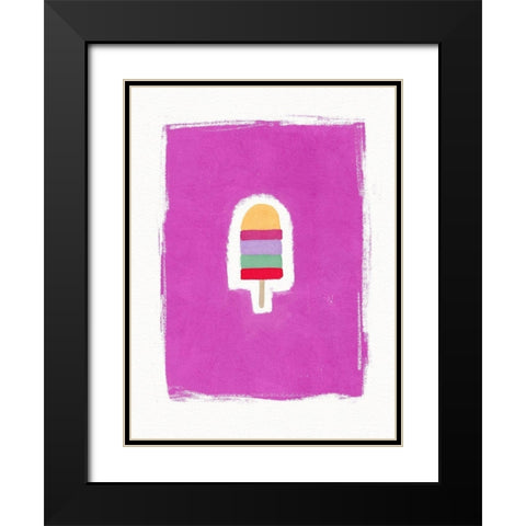 Summer Day Black Modern Wood Framed Art Print with Double Matting by Straatsma, Leah