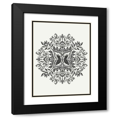 Fancy Toucans Black Modern Wood Framed Art Print with Double Matting by Straatsma, Leah