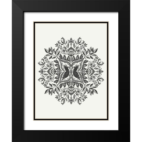 Fancy Toucans Black Modern Wood Framed Art Print with Double Matting by Straatsma, Leah