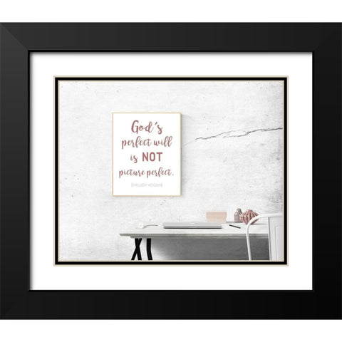 Picture Perfect Black Modern Wood Framed Art Print with Double Matting by Hogan, Melody