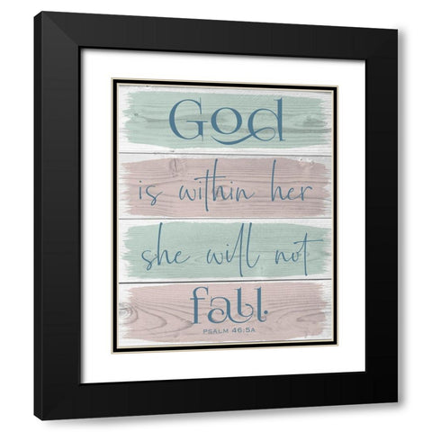 Within Me 1 Black Modern Wood Framed Art Print with Double Matting by Hogan, Melody