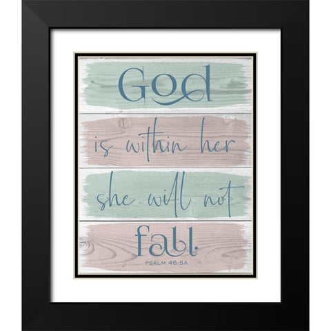 Within Me 1 Black Modern Wood Framed Art Print with Double Matting by Hogan, Melody