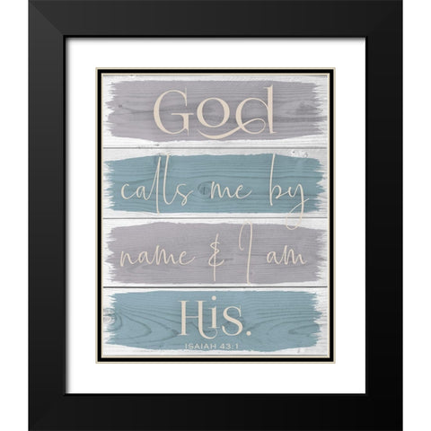 Heavenly Calls 1 Black Modern Wood Framed Art Print with Double Matting by Hogan, Melody
