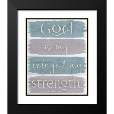 Spring Refuge 1 Black Modern Wood Framed Art Print with Double Matting by Hogan, Melody