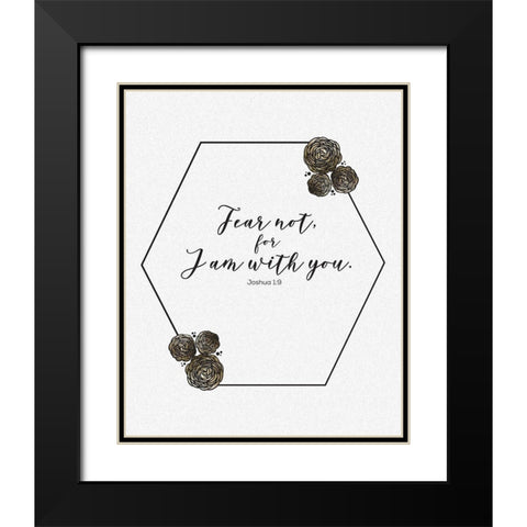 Gold Foil I Am 2 Black Modern Wood Framed Art Print with Double Matting by Hogan, Melody