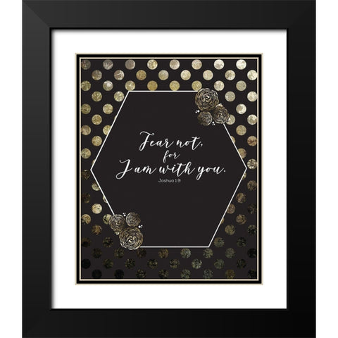Gold Foil I Am 3 Black Modern Wood Framed Art Print with Double Matting by Hogan, Melody