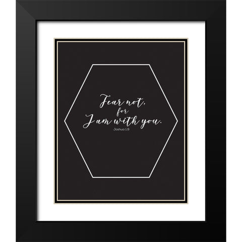 Gold Foil I Am Black Modern Wood Framed Art Print with Double Matting by Hogan, Melody