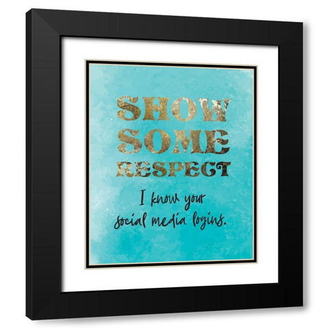Mom Boss 3 Black Modern Wood Framed Art Print with Double Matting by Hogan, Melody