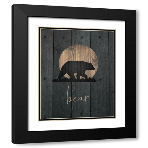 Wilderness Wood 04 Black Modern Wood Framed Art Print with Double Matting by Hogan, Melody