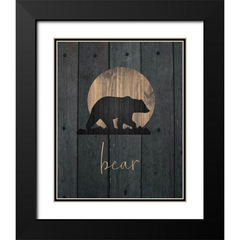 Wilderness Wood 04 Black Modern Wood Framed Art Print with Double Matting by Hogan, Melody