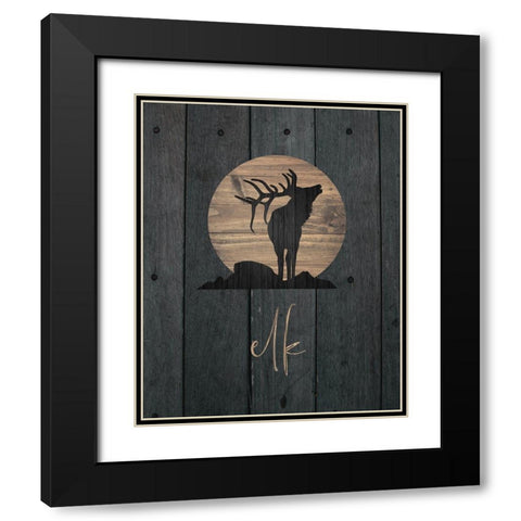 Wilderness Wood 05 Black Modern Wood Framed Art Print with Double Matting by Hogan, Melody