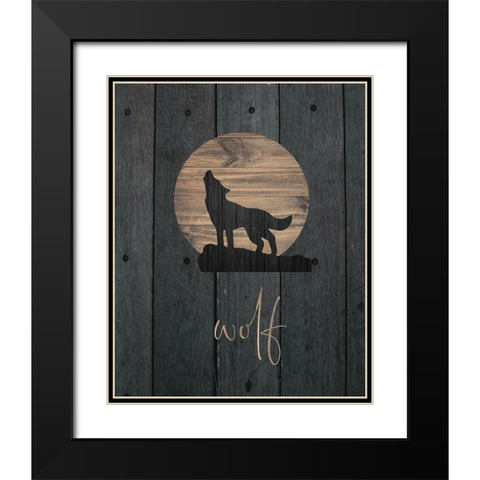 Wilderness Wood 06 Black Modern Wood Framed Art Print with Double Matting by Hogan, Melody