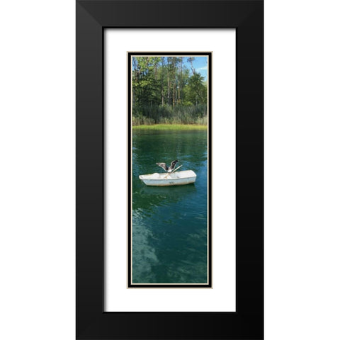 Scenic River 2 Black Modern Wood Framed Art Print with Double Matting by Prime, Marcus