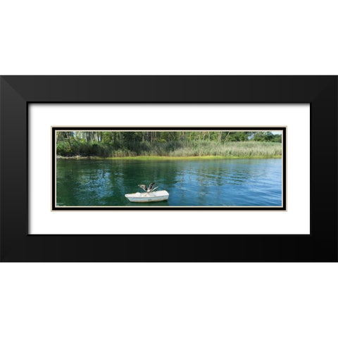 Scenic River 3 Black Modern Wood Framed Art Print with Double Matting by Prime, Marcus
