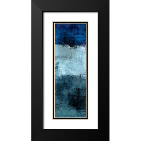 Flaring Indigos 1 Black Modern Wood Framed Art Print with Double Matting by Prime, Marcus