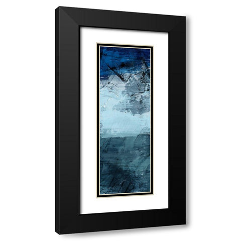 Flaring Indigos 2 Black Modern Wood Framed Art Print with Double Matting by Prime, Marcus