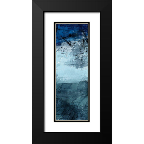 Flaring Indigos 2 Black Modern Wood Framed Art Print with Double Matting by Prime, Marcus