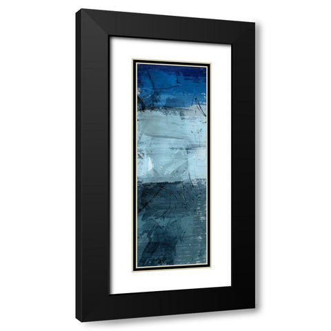 Flaring Indigos 3 Black Modern Wood Framed Art Print with Double Matting by Prime, Marcus