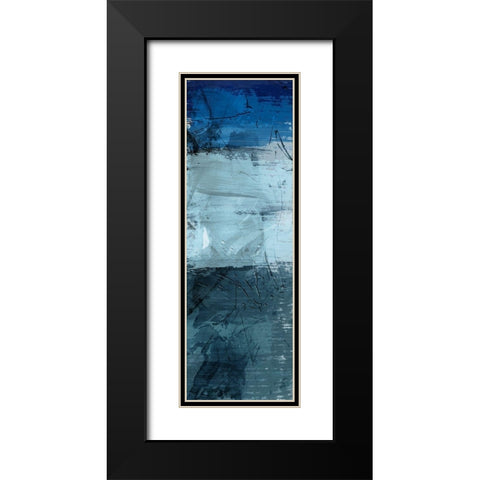 Flaring Indigos 3 Black Modern Wood Framed Art Print with Double Matting by Prime, Marcus