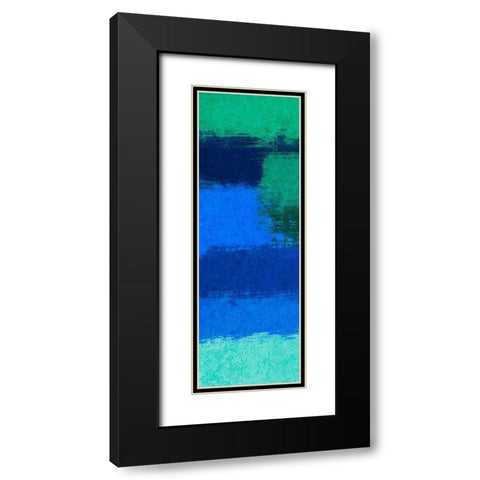 Spirited Smears 1 Black Modern Wood Framed Art Print with Double Matting by Prime, Marcus