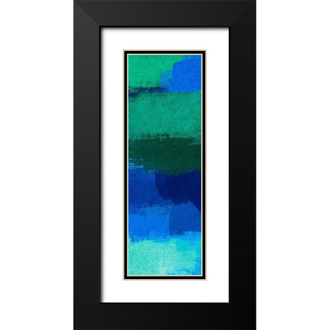 Spirited Smears 2 Black Modern Wood Framed Art Print with Double Matting by Prime, Marcus