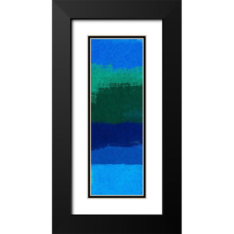 Spirited Smears 3 Black Modern Wood Framed Art Print with Double Matting by Prime, Marcus