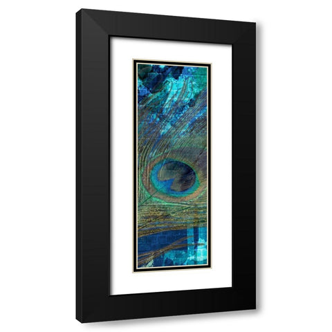 Urban Peacock 3 Black Modern Wood Framed Art Print with Double Matting by Prime, Marcus