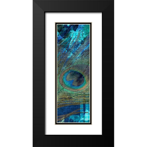 Urban Peacock 3 Black Modern Wood Framed Art Print with Double Matting by Prime, Marcus