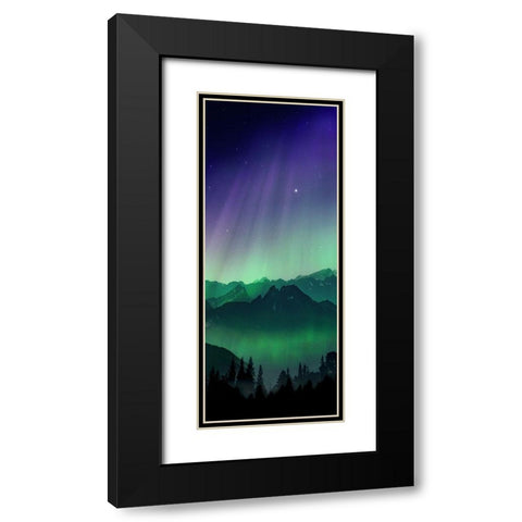 Borealis Vision 1 Black Modern Wood Framed Art Print with Double Matting by Prime, Marcus