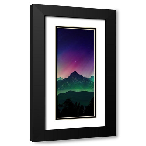 Borealis Vision 2 Black Modern Wood Framed Art Print with Double Matting by Prime, Marcus