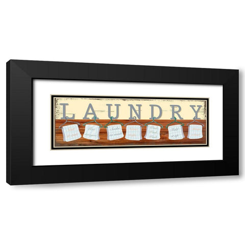 Laundry Day Black Modern Wood Framed Art Print with Double Matting by Prime, Marcus