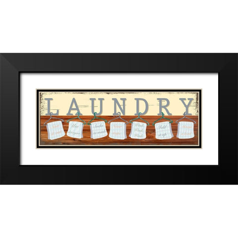 Laundry Day Black Modern Wood Framed Art Print with Double Matting by Prime, Marcus