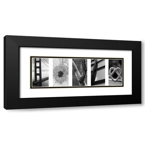 Love Collage 1 Black Modern Wood Framed Art Print with Double Matting by Prime, Marcus