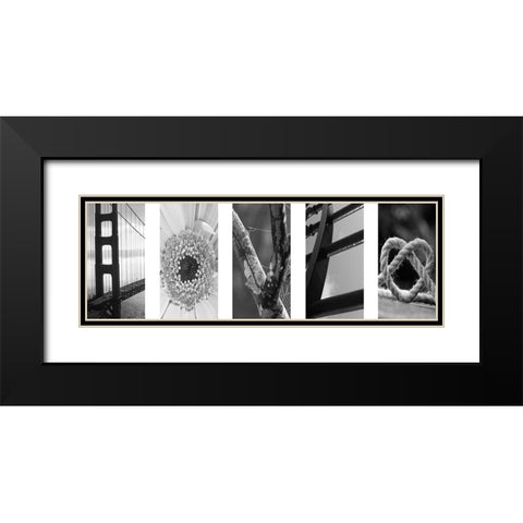 Love Collage 1 Black Modern Wood Framed Art Print with Double Matting by Prime, Marcus