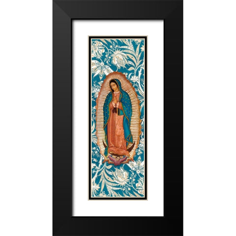 Peaceful Guadalupe 1 Black Modern Wood Framed Art Print with Double Matting by Prime, Marcus