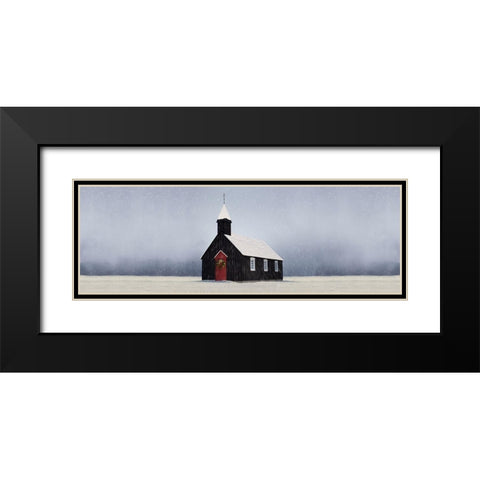 Winter Heaven 2 Black Modern Wood Framed Art Print with Double Matting by Prime, Marcus