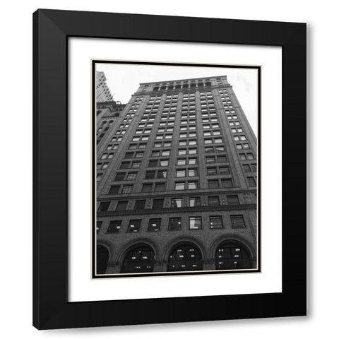 New York New York Black Modern Wood Framed Art Print with Double Matting by Prime, Marcus