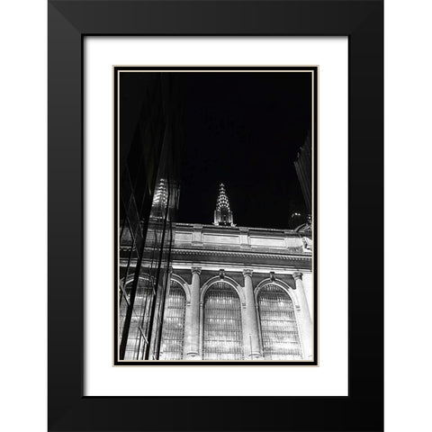 Empire Black Modern Wood Framed Art Print with Double Matting by Prime, Marcus