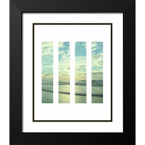 Windswept Black Modern Wood Framed Art Print with Double Matting by Prime, Marcus