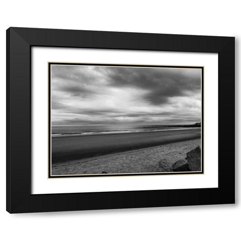 Morning Mist BW 1 Black Modern Wood Framed Art Print with Double Matting by Prime, Marcus