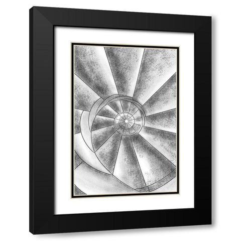 Stairway To Heaven Black Modern Wood Framed Art Print with Double Matting by Prime, Marcus