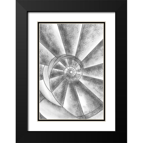 Stairway To Heaven Black Modern Wood Framed Art Print with Double Matting by Prime, Marcus