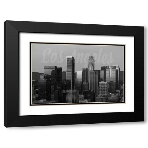 Morning LA Black Modern Wood Framed Art Print with Double Matting by Prime, Marcus