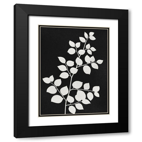 Silhouetted Growth 2 Black Modern Wood Framed Art Print with Double Matting by Prime, Marcus