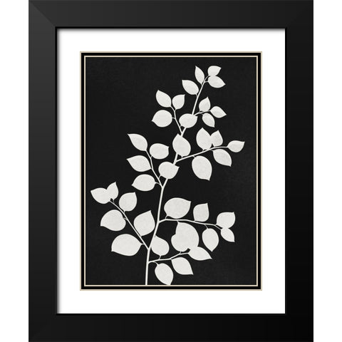 Silhouetted Growth 2 Black Modern Wood Framed Art Print with Double Matting by Prime, Marcus